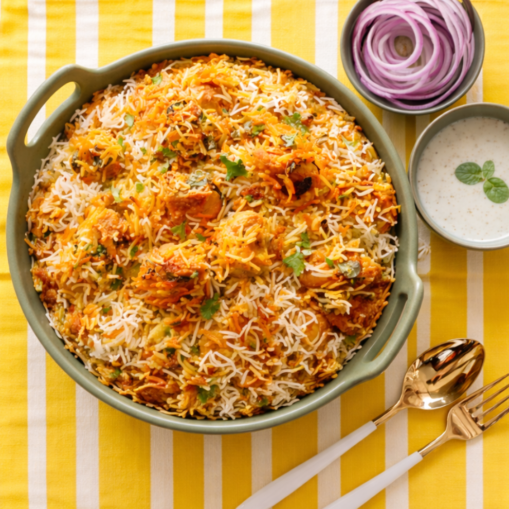 Butter Chicken Biryani
