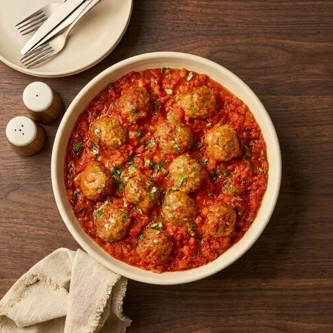 Italian Meatballs with Napoletana Sauce Family
