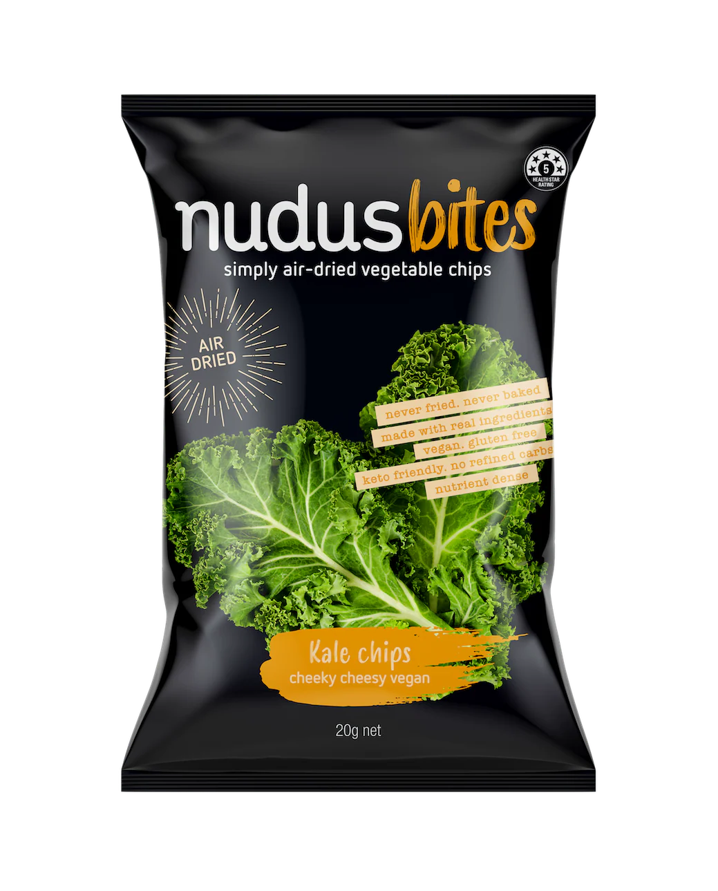 Kale Chips - Vegan Cheese Pack of 3