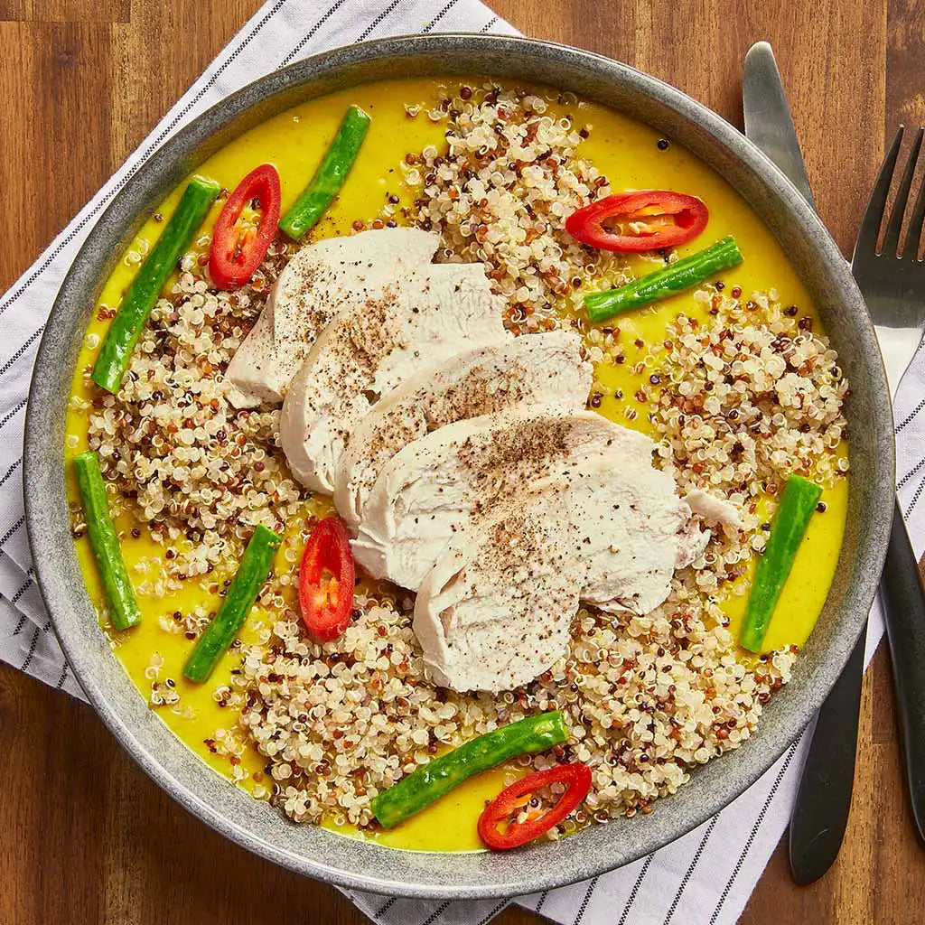 Thai Yellow Chicken Curry w Quinoa