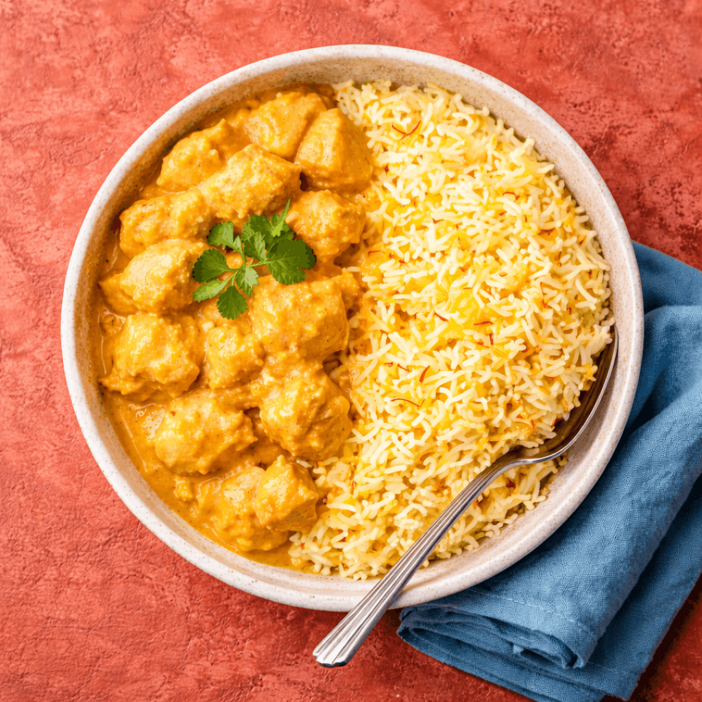 Chicken Korma with Rice