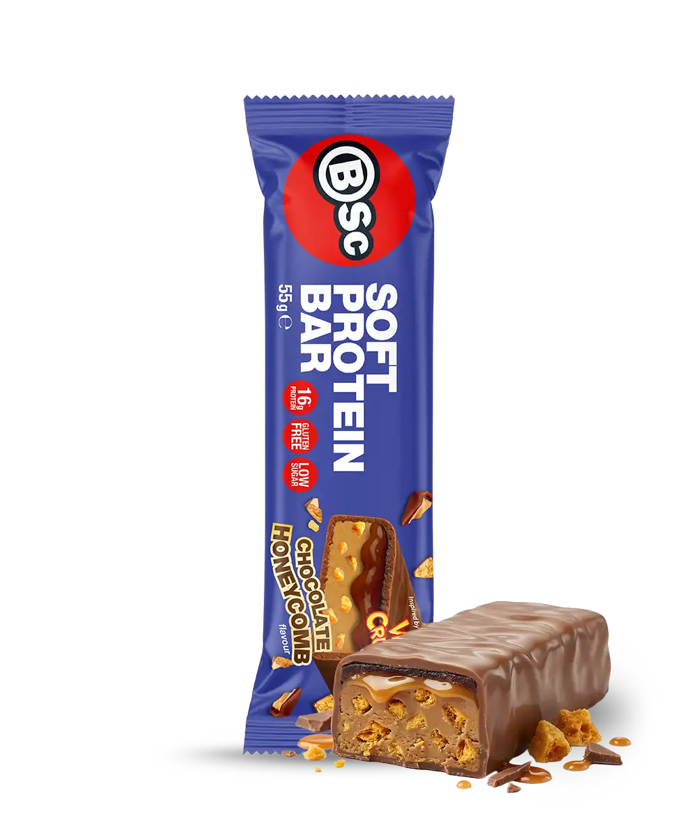 Soft bar violet crumble chocolate honeycomb