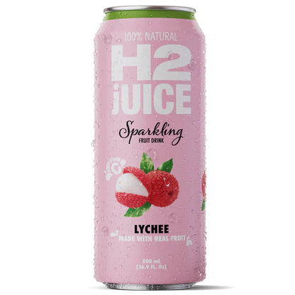 H2juice Sparkling Lychee 500ml