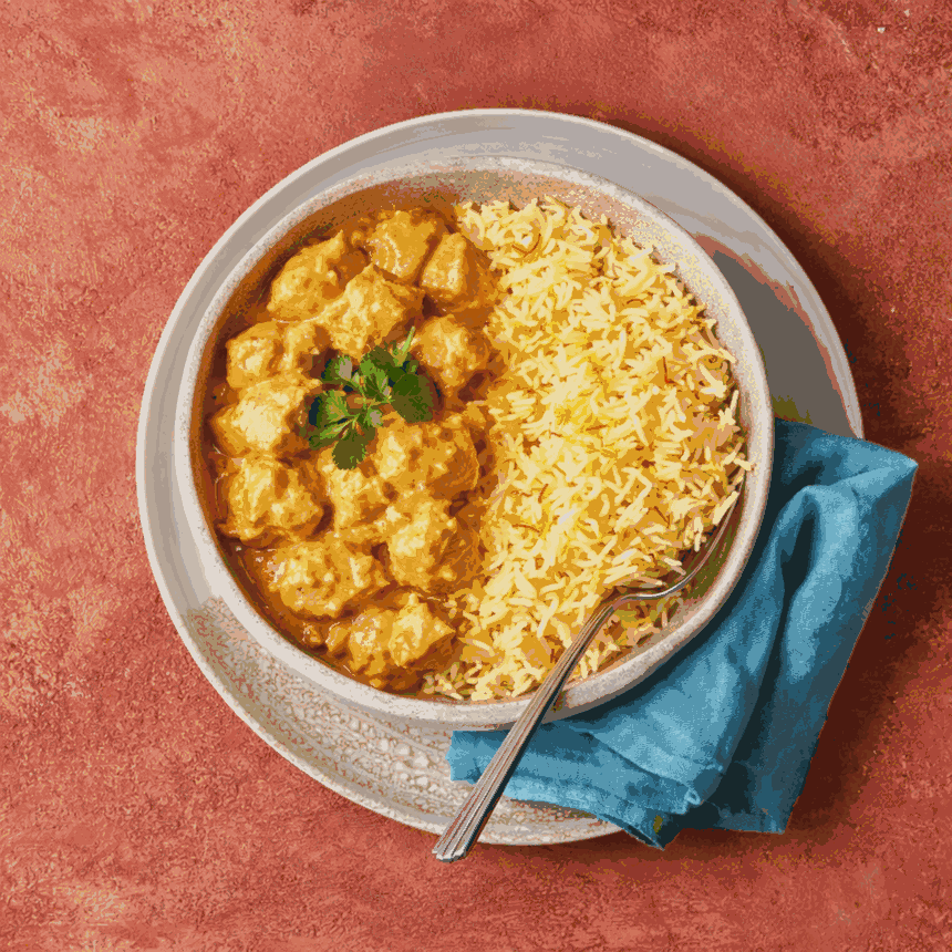 Chicken Korma with Rice