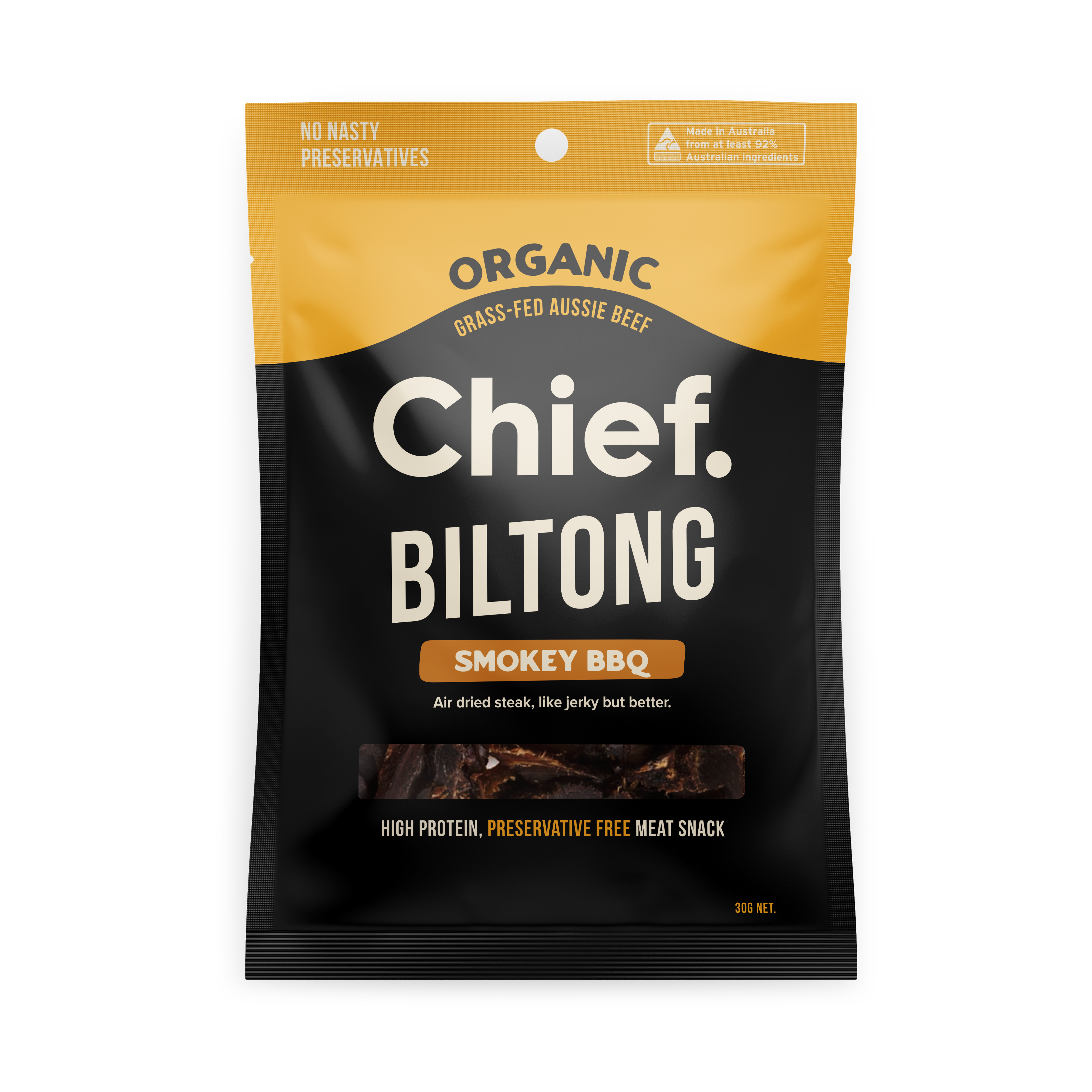 Chief Beef Biltong Smokey BBQ