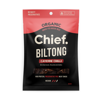 Chief Beef Biltong Cayenne Chilli