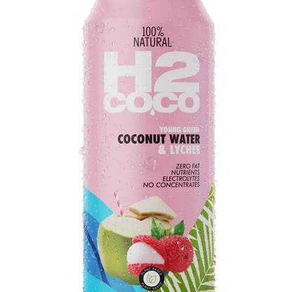 H2coco Pure Coconut Water & Lychee 500ml