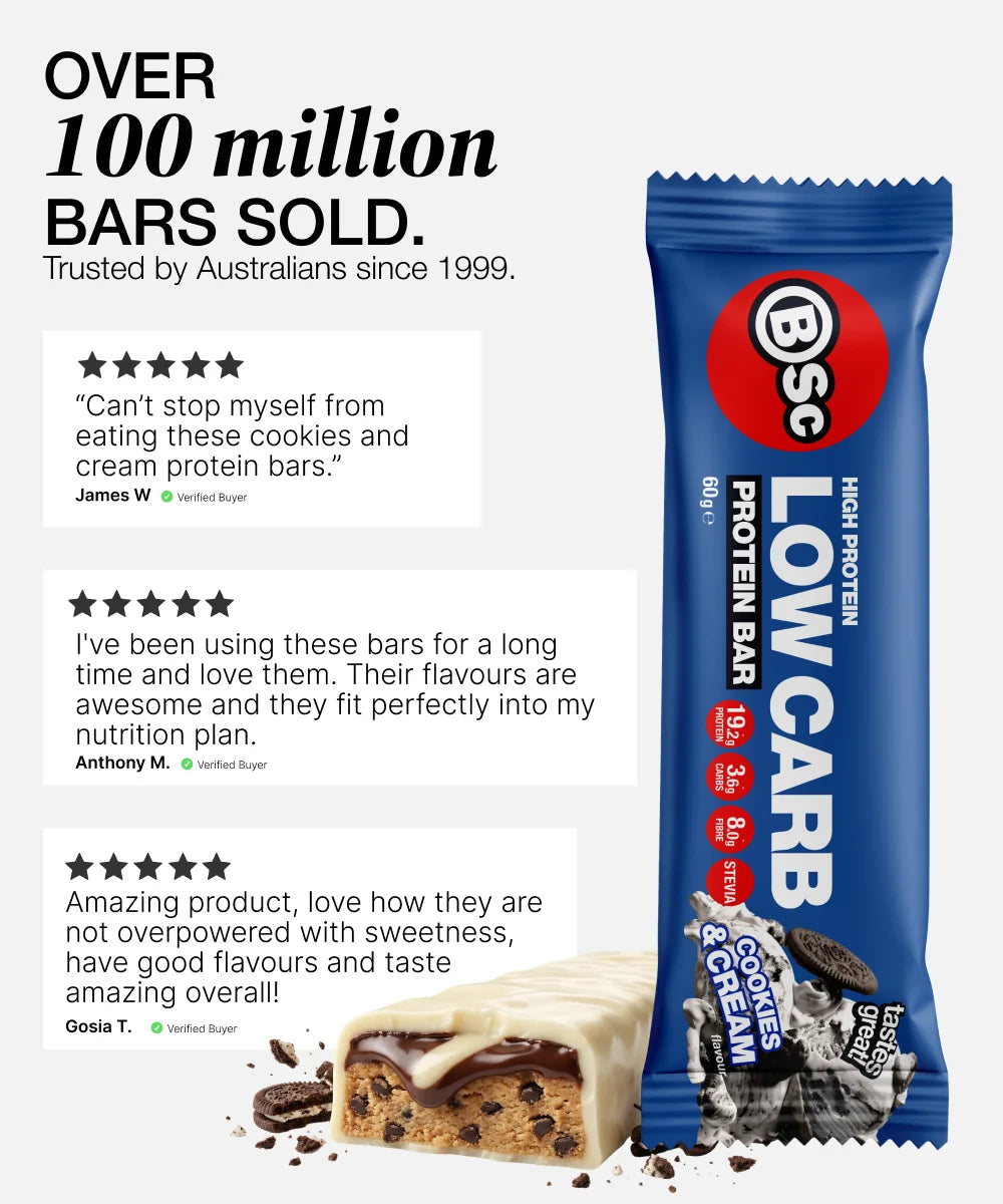 High protein low carb cookies and cream