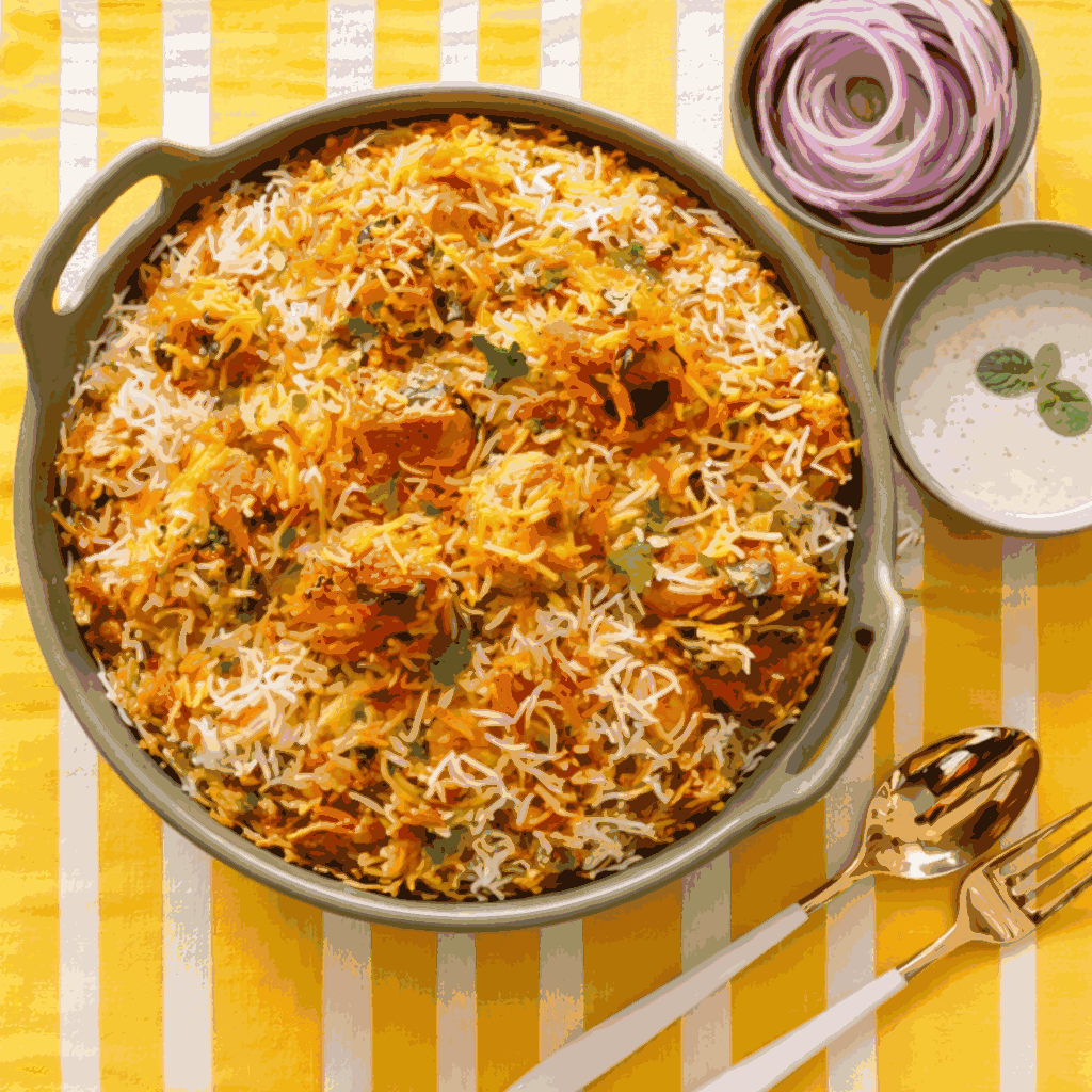 Butter Chicken Biryani