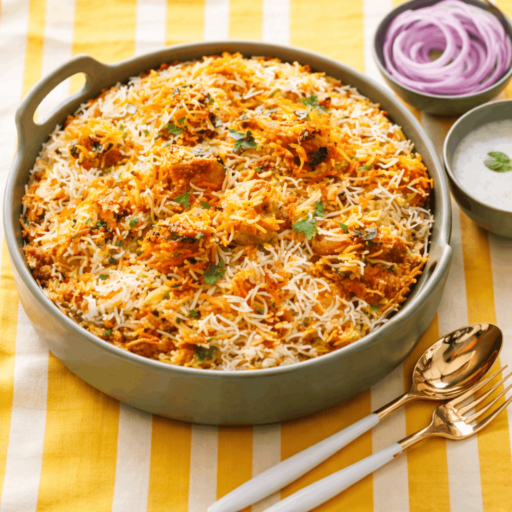 Butter Chicken Biryani