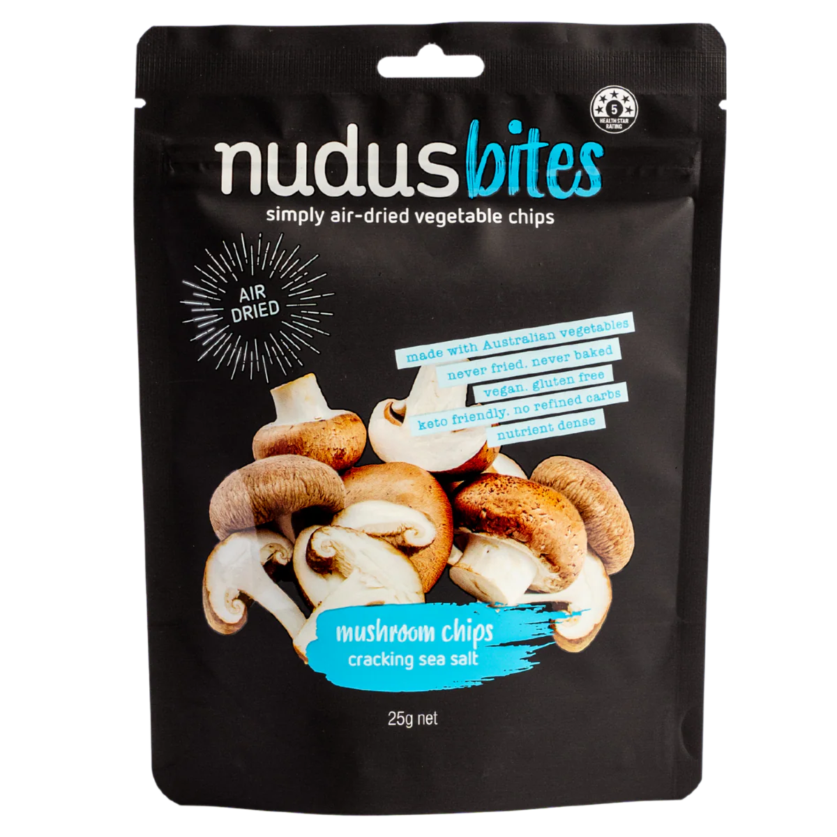 Mushroom Chips - Sea Salt Pack of 3
