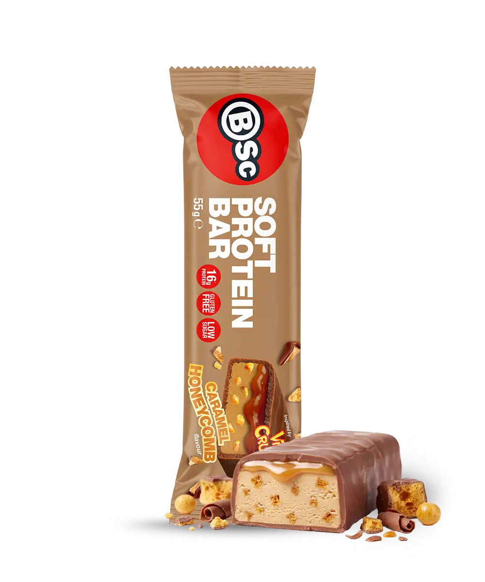 Soft bar violet crumble chocolate honeycomb
